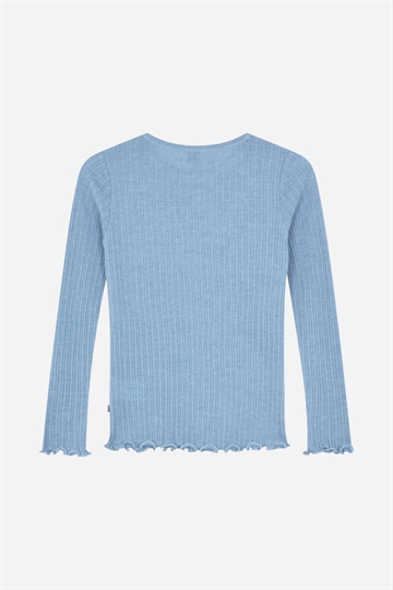 Mads Nørgaard Pointella Trudy Tee - Powder Blue Melange